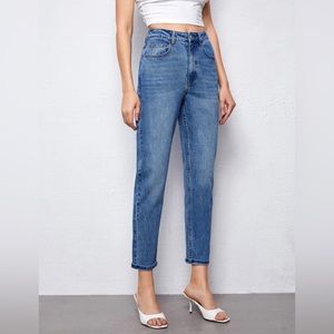Vintage 90s High-Waist Denim Mom Jeans